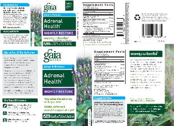 Gaia Herbs Adapt & Balance Adrenal Health Nightly Restore - supplement