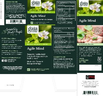 Gaia Herbs Agile Mind - herbal supplement