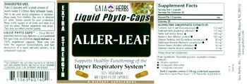 Gaia Herbs SystemSupport Aller-Leaf - supplement