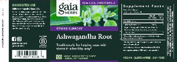 Gaia Herbs Ashwagandha Root - herbal supplement