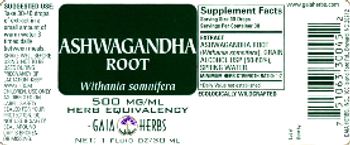 Gaia Herbs Ashwagandha Root - 