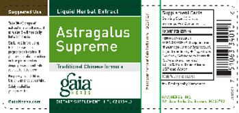 Gaia Herbs Astragalus Supreme - supplement