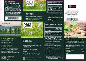 Gaia Herbs Bacopa - herbal supplement