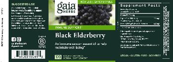 Gaia Herbs Black Elderberry - herbal supplement