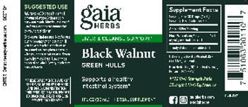 Gaia Herbs Black Walnut Green Hulls - herbal supplement