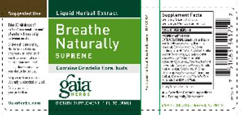 Gaia Herbs Breathe Naturally Supreme - supplement