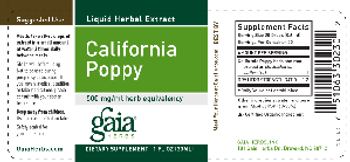 Gaia Herbs California Poppy - supplement