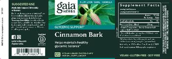 Gaia Herbs Cinnamon Bark - herbal supplement