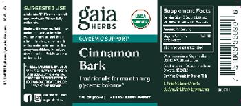 Gaia Herbs Cinnamon Bark - herbal supplement
