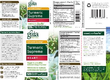 Gaia Herbs Curcumin Synergy Turmeric Supreme Heart - supplement