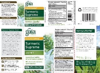 Gaia Herbs Curcumin Synergy Turmeric Supreme Joint - supplement
