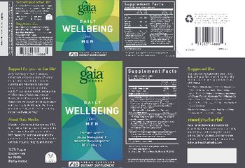 Gaia Herbs Daily Wellbeing For Men - supplement