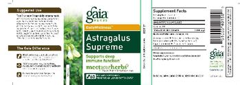 Gaia Herbs Daily Wellness Astragalus Supreme - supplement