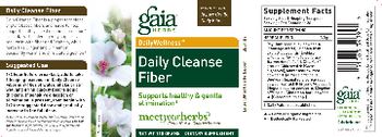 Gaia Herbs Daily Wellness Daily Cleanse Fiber - supplement