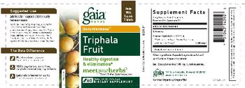 Gaia Herbs Daily Wellness Triphala Fruit - supplement