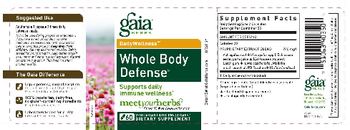 Gaia Herbs DailyWellness Whole Body Defense - supplement