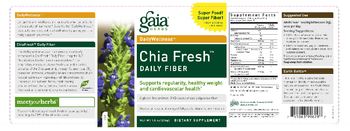 Gaia Herbs DailyWellness Chia Fresh Daily Fiber - supplement
