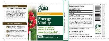 Gaia Herbs DailyWellness Energy Vitality - supplement