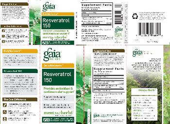Gaia Herbs DailyWellness Resveratrol 150 - supplement