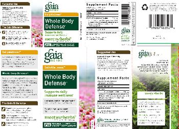 Gaia Herbs DailyWellness Whole Body Defense - supplement