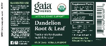 Gaia Herbs Dandelion Root & Leaf - herbal supplement
