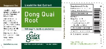 Gaia Herbs Dong Quai Root - supplement