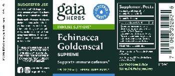 Gaia Herbs Echinacea Goldenseal Supreme - herbal supplement
