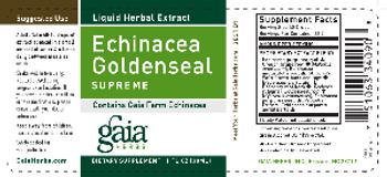 Gaia Herbs Echinacea Goldenseal Supreme - supplement