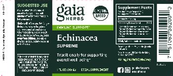 Gaia Herbs Echinacea Supreme - herbal supplement