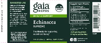 Gaia Herbs Echinacea Supreme - herbal supplement