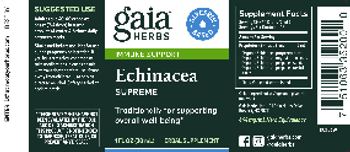 Gaia Herbs Echinacea Supreme - herbal supplement