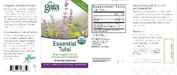 Gaia Herbs Essential Tulsi - herbal supplement