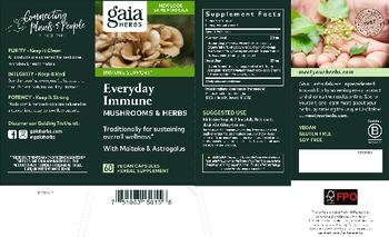 Gaia Herbs Everyday Immune Mushrooms & Herbs - herbal supplement