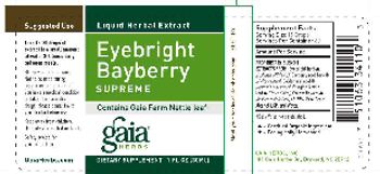 Gaia Herbs Eyebright Bayberry Supreme - supplement