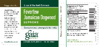 Gaia Herbs Feverfew Jamaican Dogwood Supreme - supplement