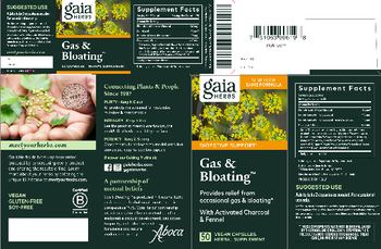 Gaia Herbs Gas & Bloating - herbal supplement