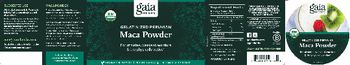 Gaia Herbs Gelatinized Peruvian Maca Powder - herbal supplement