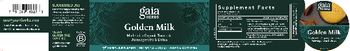 Gaia Herbs Golden Milk - herbal supplement