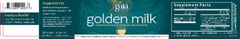 Gaia Herbs Golden Milk - powdered turmeric supplement
