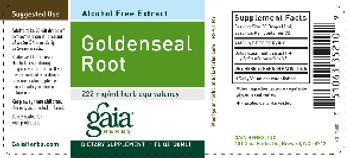Gaia Herbs Goldenseal Root - supplement