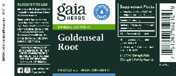 Gaia Herbs Goldenseal Root - herbal supplement