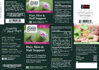 Gaia Herbs Hair, Skin & Nail Support - herbal supplement