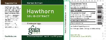 Gaia Herbs Hawthorn Solid Extract - supplement