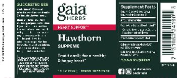 Gaia Herbs Hawthorn Supreme - herbal supplement