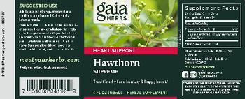 Gaia Herbs Hawthorn Supreme - herbal supplement
