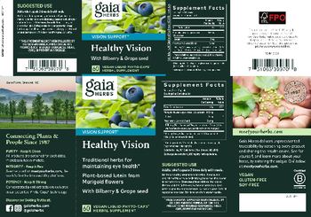 Gaia Herbs Healthy Vision - herbal supplement