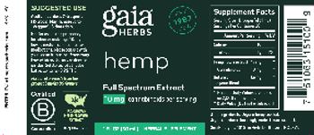 Gaia Herbs Hemp - herbal supplement