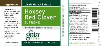 Gaia Herbs Hoxsey Red Clover Supreme - supplement