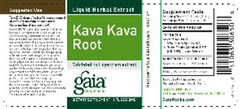 Gaia Herbs Kava Kava Root - supplement
