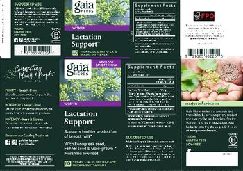 Gaia Herbs Lactation Support - herbal supplement